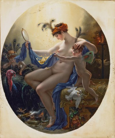 صورة ملكة جمال لانج مثل Danae ، 1799 بواسطة آن لويس جيروديت دي رويسي تريوسون